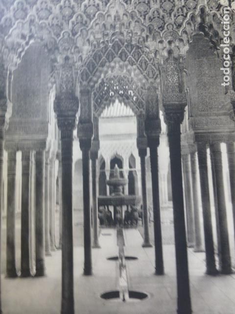 Collecting paper: GRANADA ANTIGUA LAMINA IMPRESA AL HUECOGRABADO A&Ntilde;OS 50