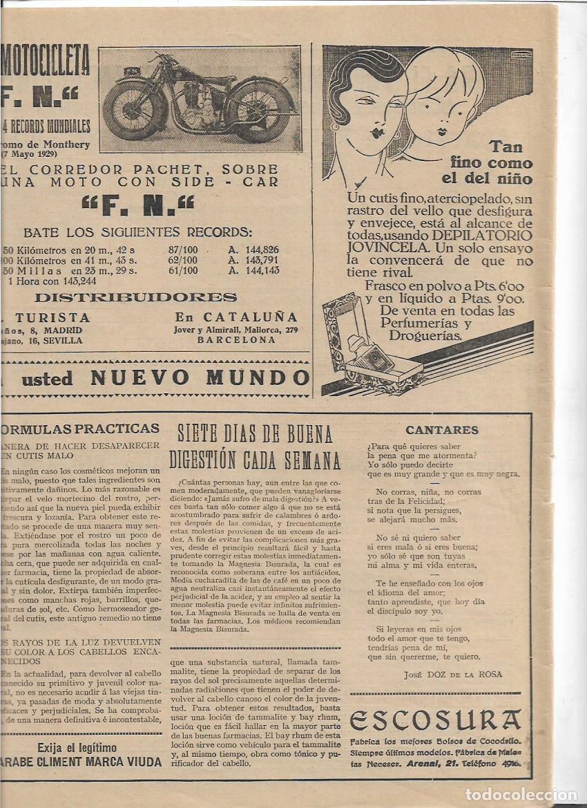 Colecionismo: A&Ntilde;O 1929 RECORTE PRENSA PUBLICIDAD DEPILATORIO JOVINCELA CUTIS FINO FRASCO EN POLVO Y LIQUIDO