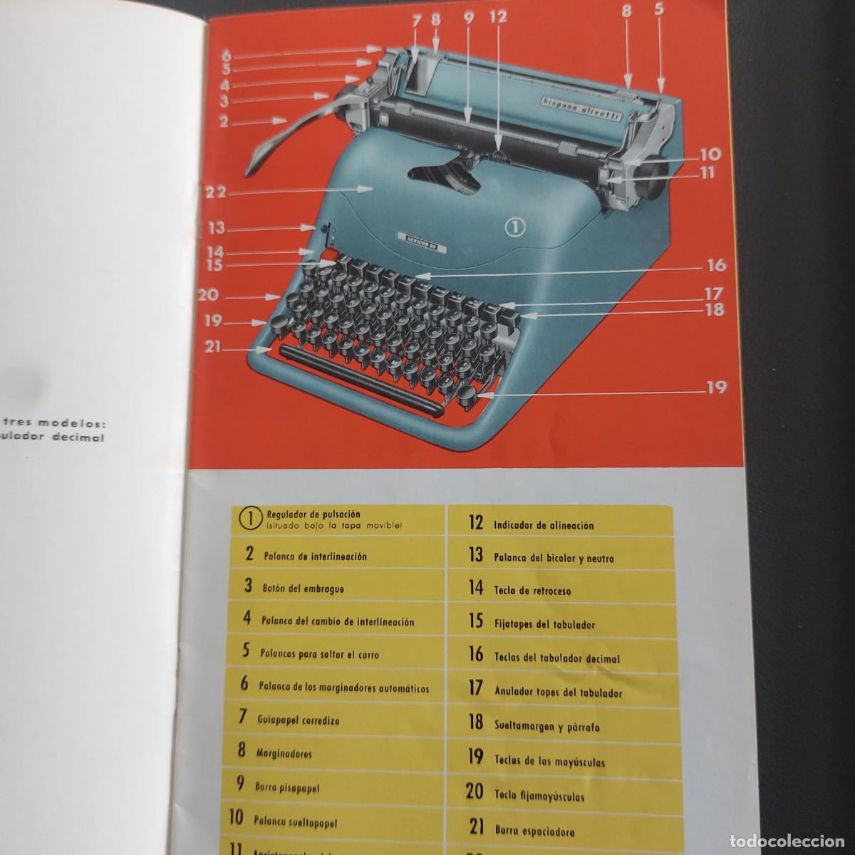 Coleccionismo: Hispano Olivetti - lexicon 80 - 1964 - Foto 3