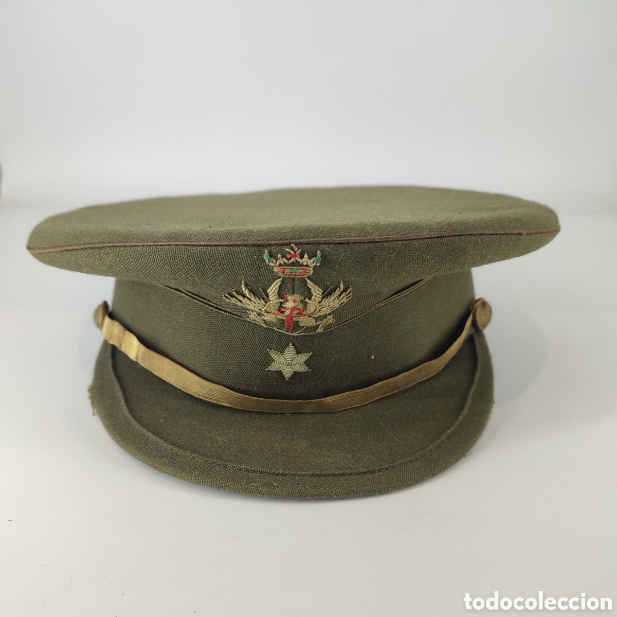 Coleccionismo: Gorra militar plato ejercito de tierra - Foto 1