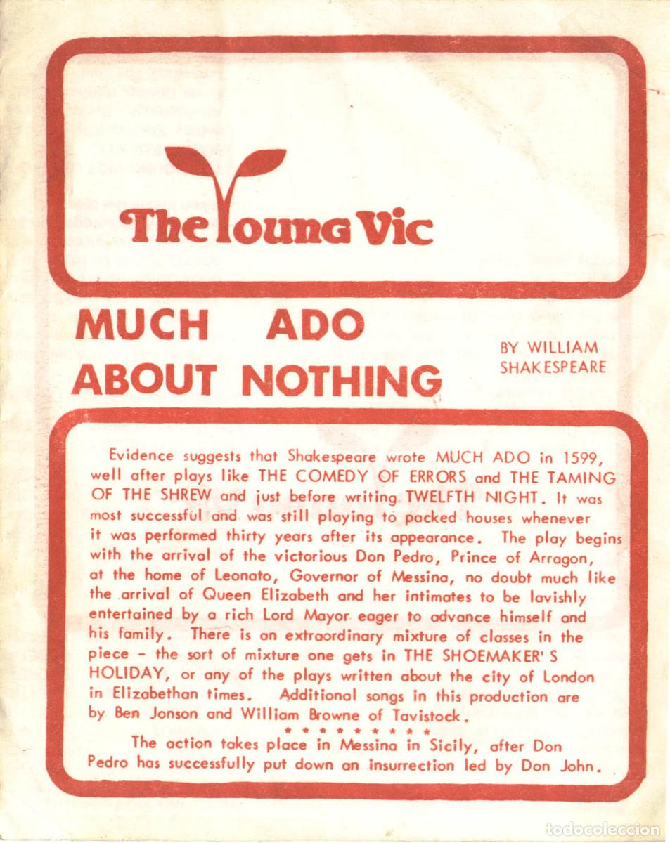 Coleccionismo: Much Ado About Nothing, by William Shakespeare. Dir. Frank Dunlop & Denise Coffey (The Young Vic)