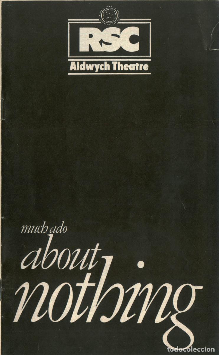 Coleccionismo: Much Ado About Nothing, by William Shakespeare, Dir. John Barton (Royal Shakepeare Company. 1977)