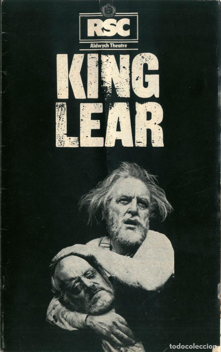 Coleccionismo: King Lear, by William Shakespeare, Dir. Trevor Nunn (Royal Shakepeare Company. 1977)