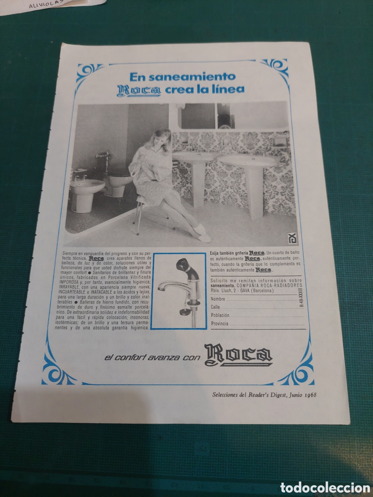 Collezionismo: 1969 Rica sameamiento