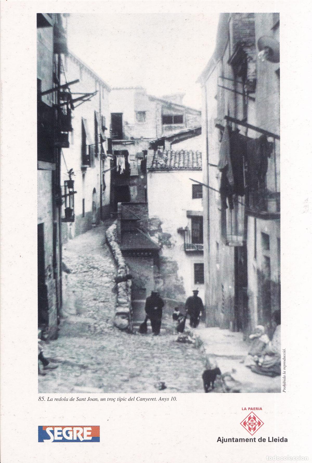 Collecting paper: LAMINA COLECCION POSTALES FOTOS DE LERIDA ANTIGUA DIARIO SEGRE N&ordm; 85