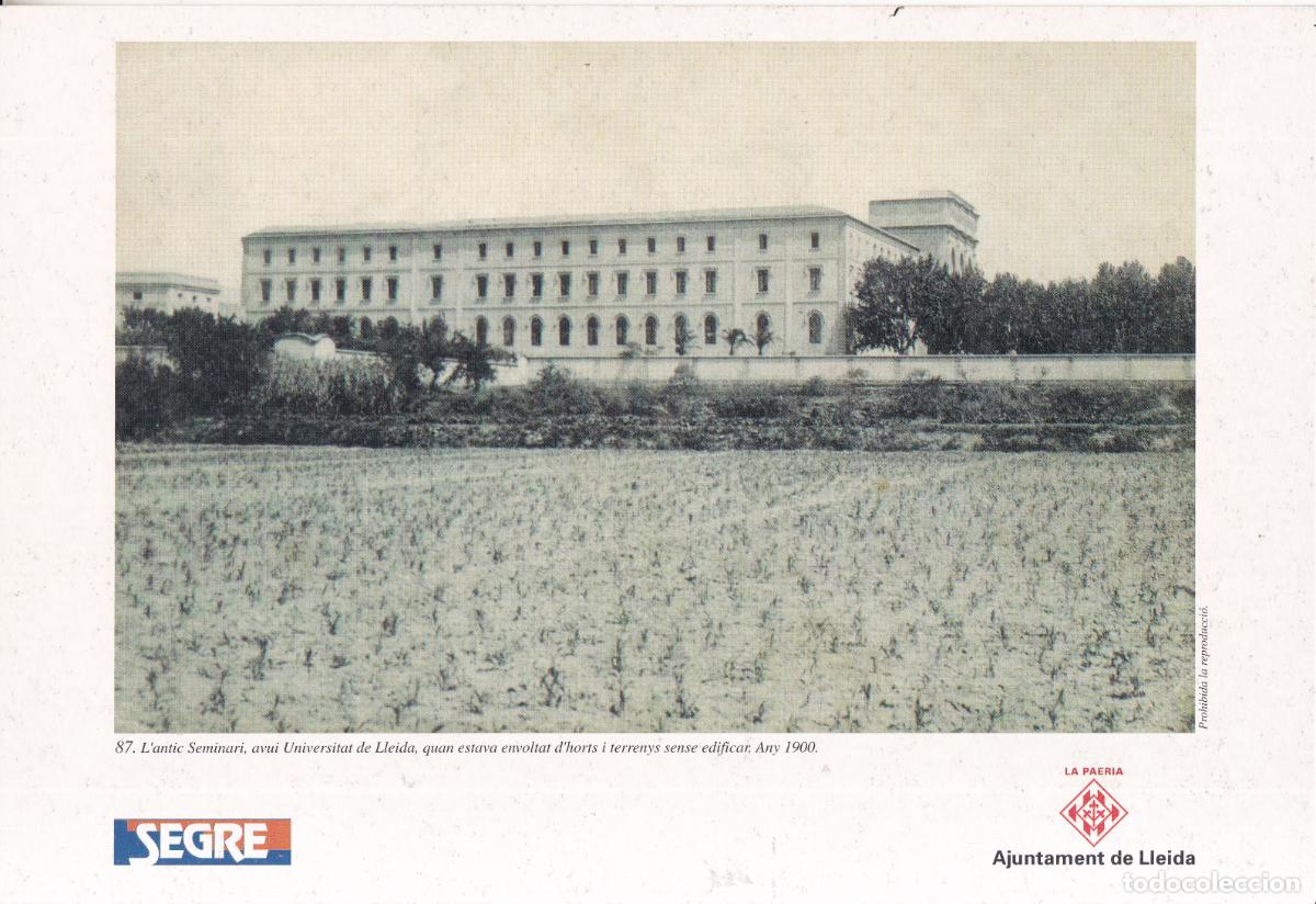 Collecting paper: LAMINA COLECCION POSTALES FOTOS DE LERIDA ANTIGUA DIARIO SEGRE N&ordm; 87