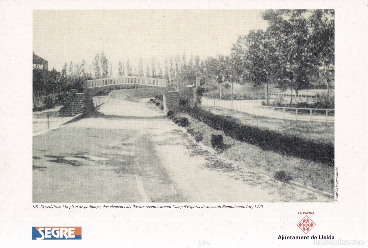 Sammelleidenschaft Papier: LAMINA COLECCION POSTALES FOTOS DE LERIDA ANTIGUA DIARIO SEGRE N&ordm; 98