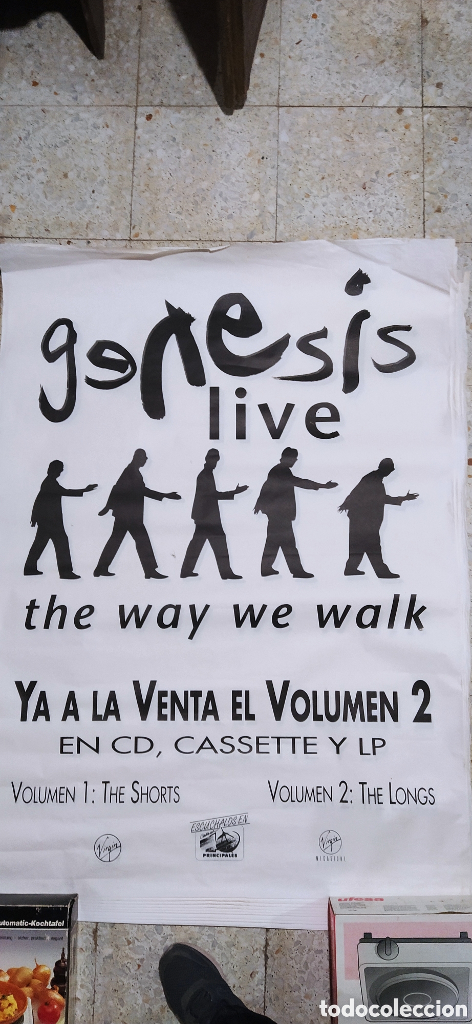 Coleccionismo: Cartel G&eacute;nesis the way we walk - Foto 1