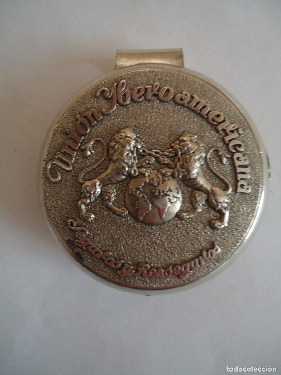 Coleccionismo: SUJETA BILLETES DE LS UNION IBERO AMERICANA DE SEGUROS Y REASEGUROS. NUEVO. -- 22