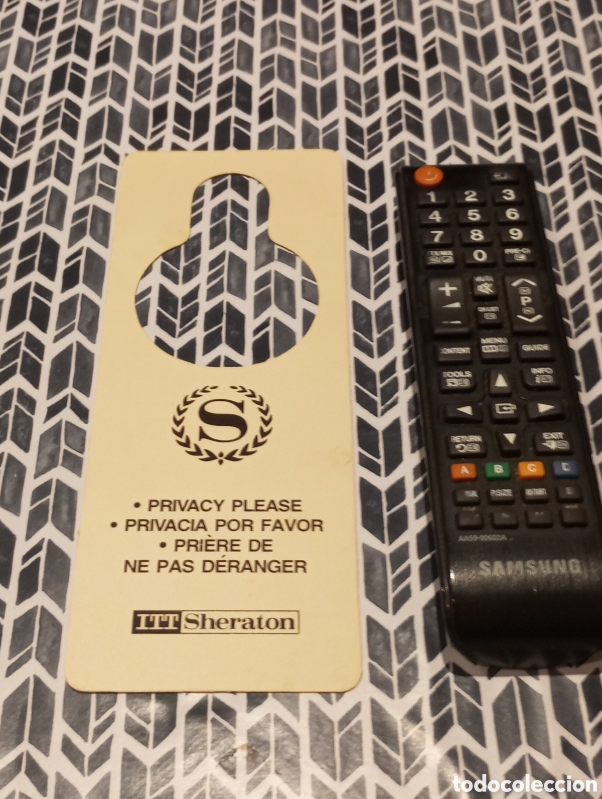 Coleccionismo: ETIQUETA TARJETA CARTEL HOTEL ITT SHERATON - NO MOLESTAR, DO NOT DISTURB