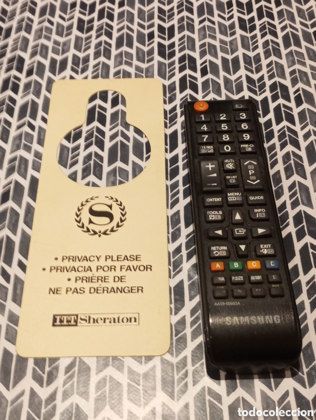 Coleccionismo: ETIQUETA TARJETA CARTEL HOTEL ITT SHERATON - NO MOLESTAR, DO NOT DISTURB
