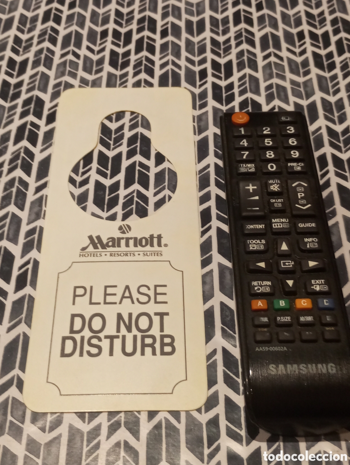 Coleccionismo: ETIQUETA TARJETA CARTEL HOTEL BOSTON MARRIOTT - NO MOLESTAR, DO NOT DISTURB