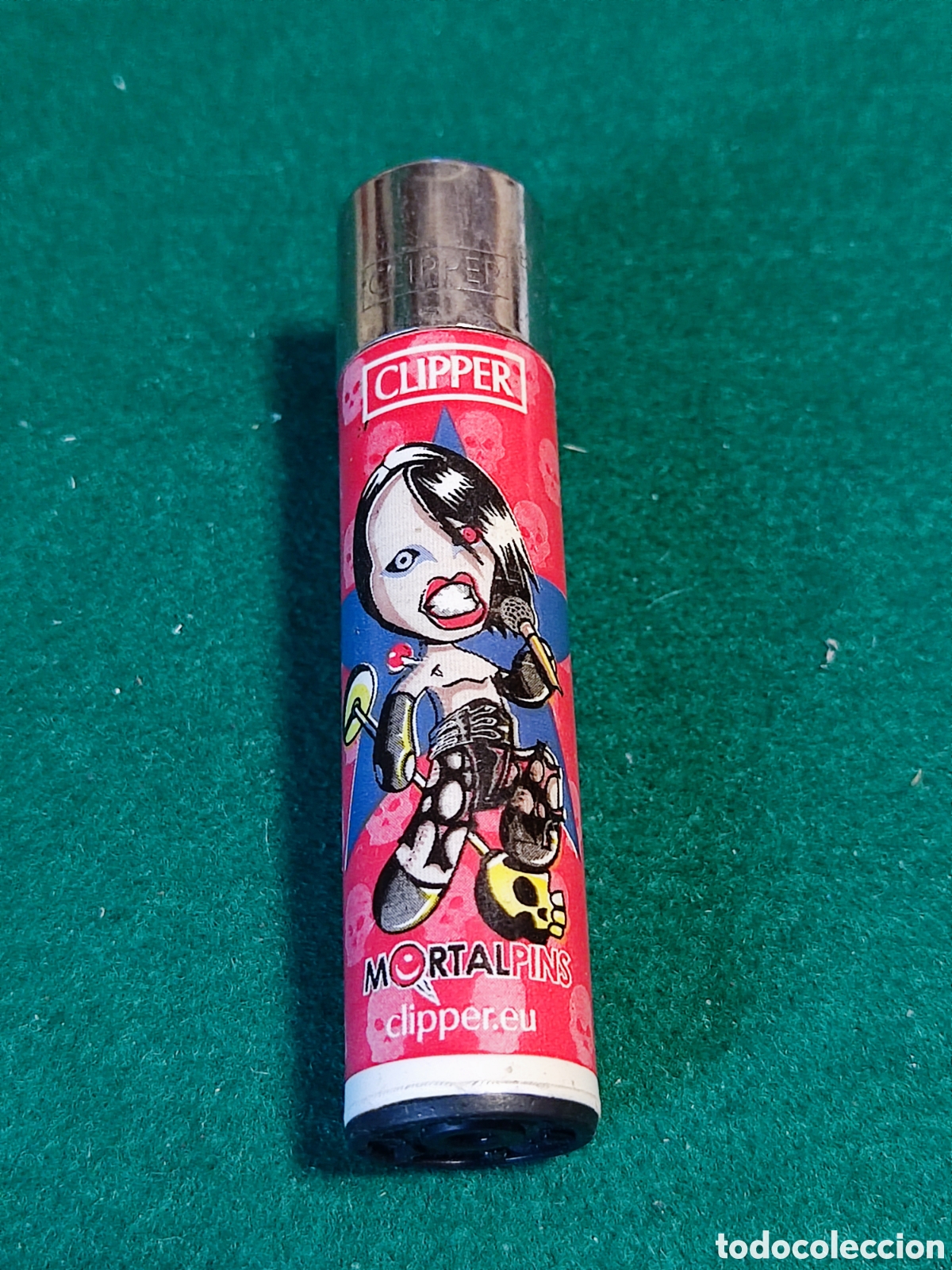 Coleccionismo: Mechero Clipper mortal pins - Foto 1