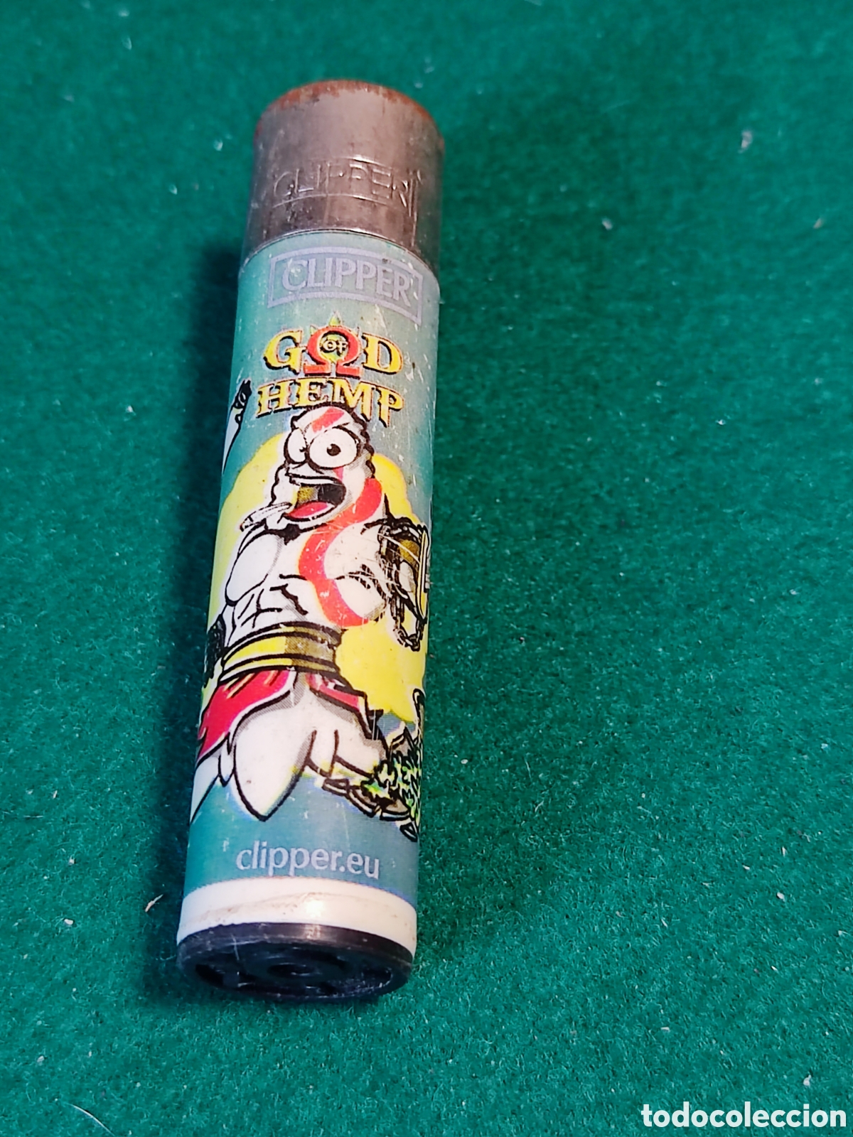 Coleccionismo: Mechero Clipper god hemp - Foto 1