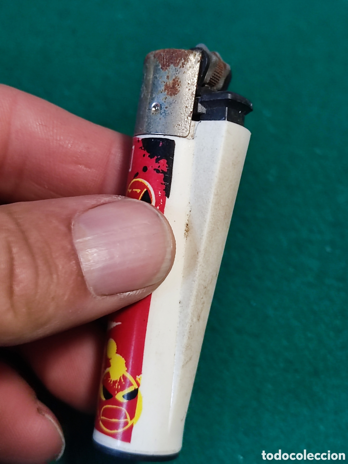 Coleccionismo: Mechero Clipper marihuana - Foto 2