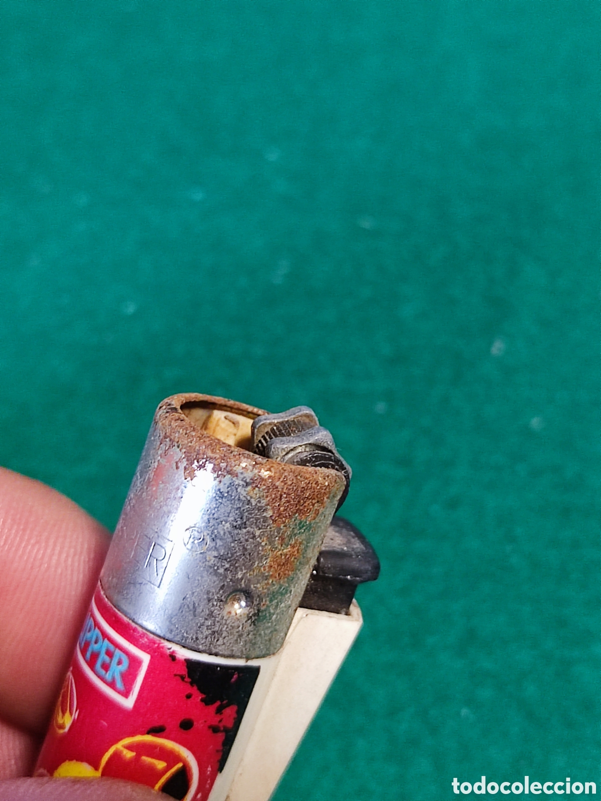 Coleccionismo: Mechero Clipper marihuana - Foto 3