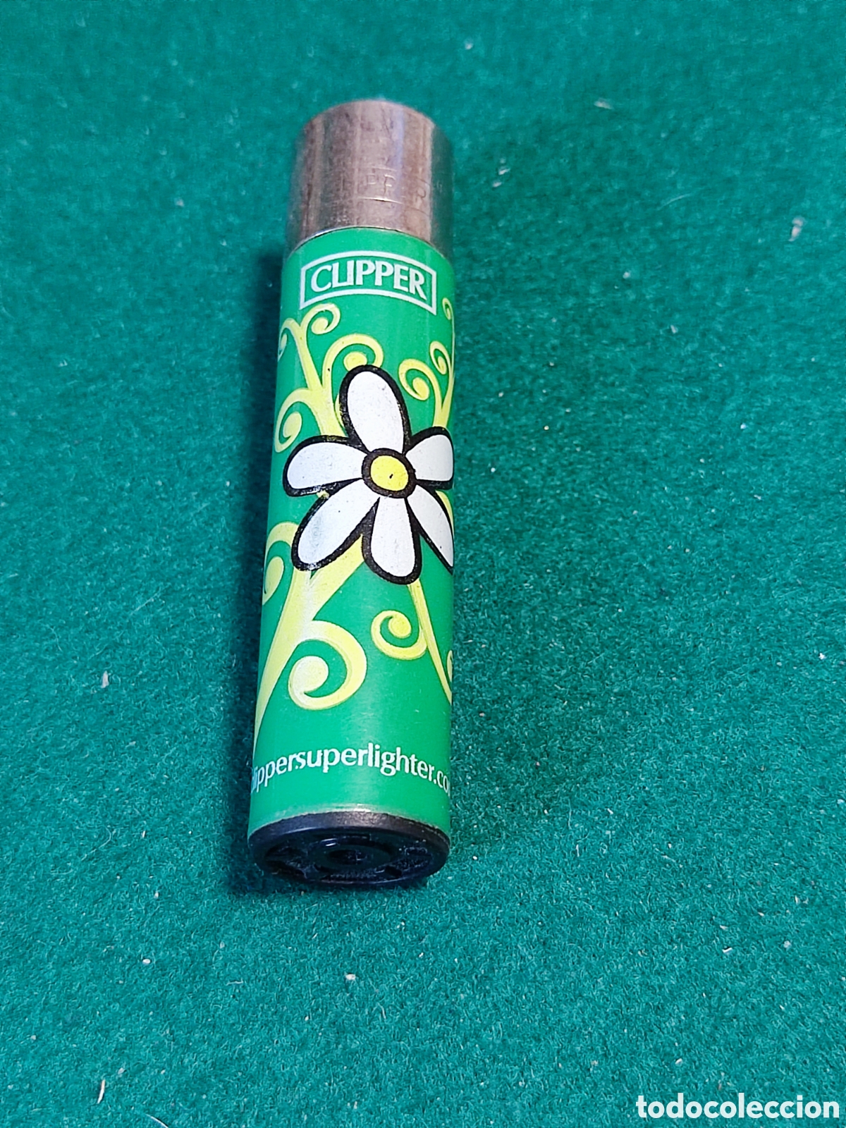 Coleccionismo: Mechero Clipper flor - Foto 1