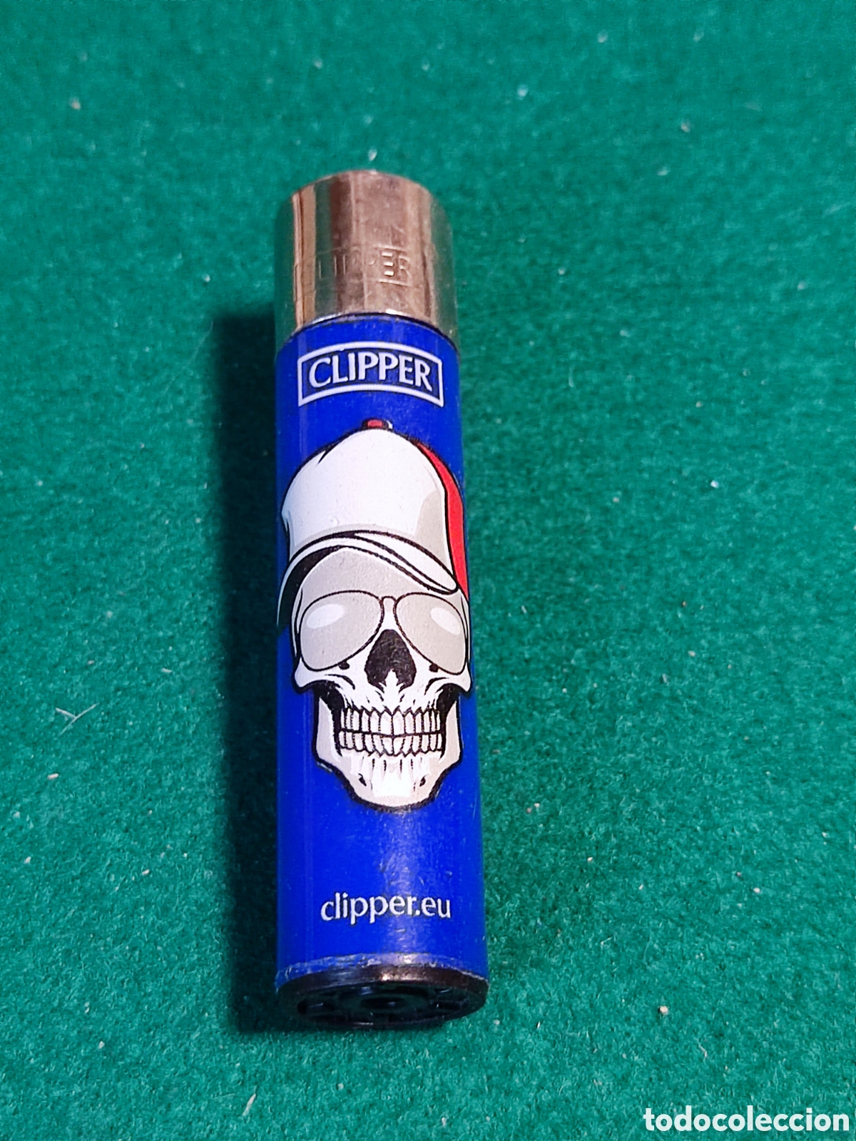 Coleccionismo: Mechero Clipper calavera - Foto 1