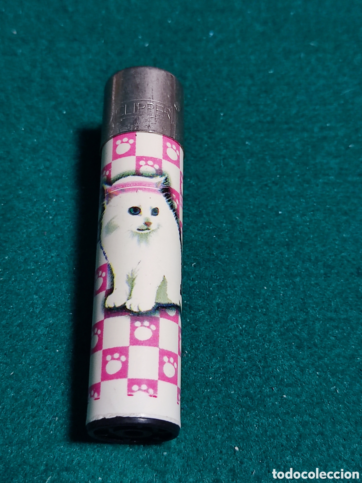 Coleccionismo: Mechero Clipper gato - Foto 1