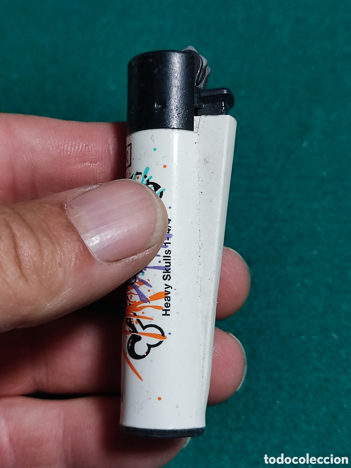 Coleccionismo: Mechero Clipper calavera - Foto 2