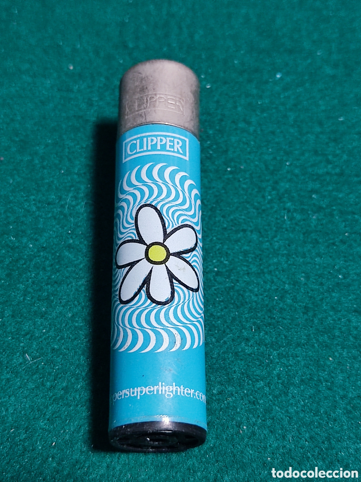 Coleccionismo: Mechero Clipper flor - Foto 1