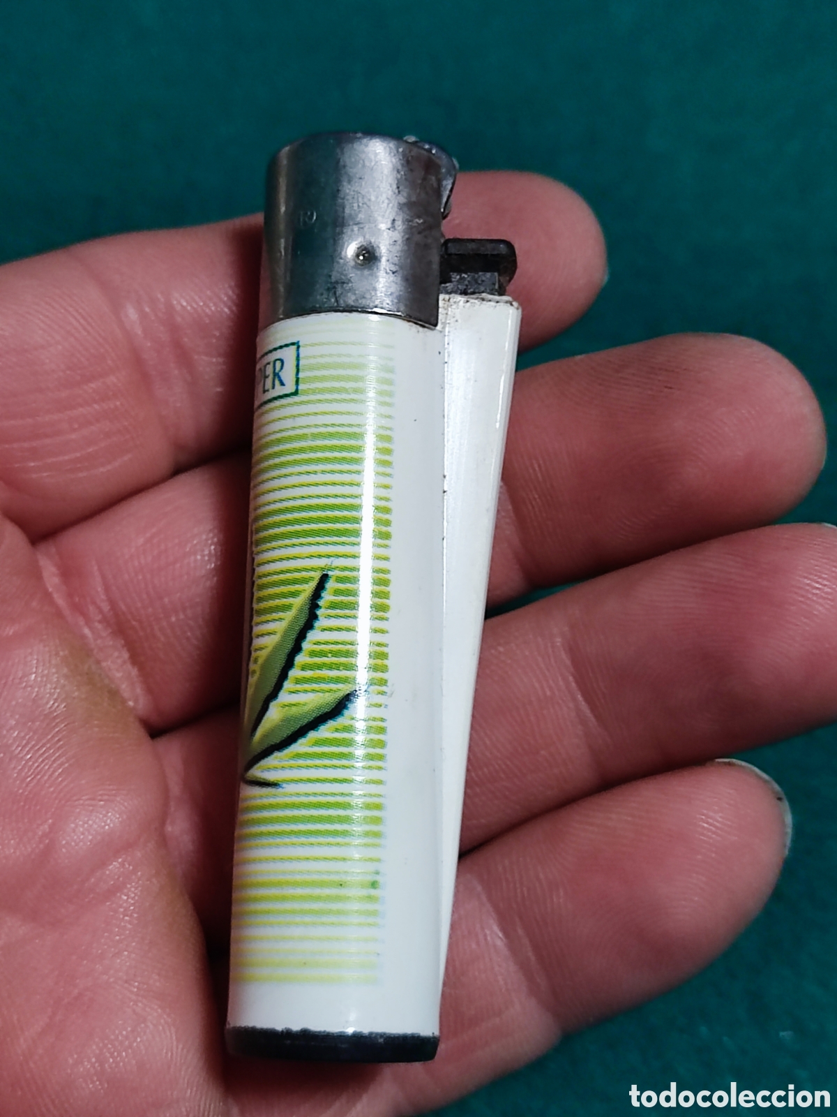 Coleccionismo: Mechero Clipper marihuana - Foto 2