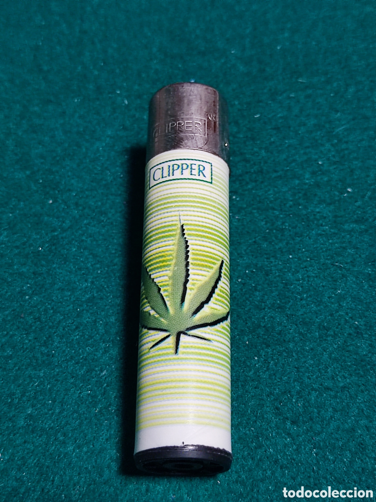 Coleccionismo: Mechero Clipper marihuana - Foto 1