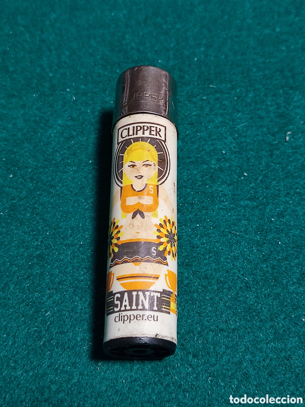 Coleccionismo: Mechero Clipper Saint - Foto 1