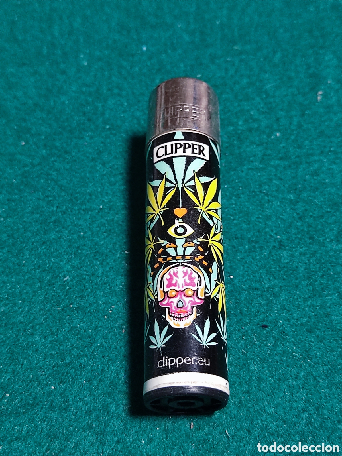 Coleccionismo: Mechero Clipper marihuana - Foto 1
