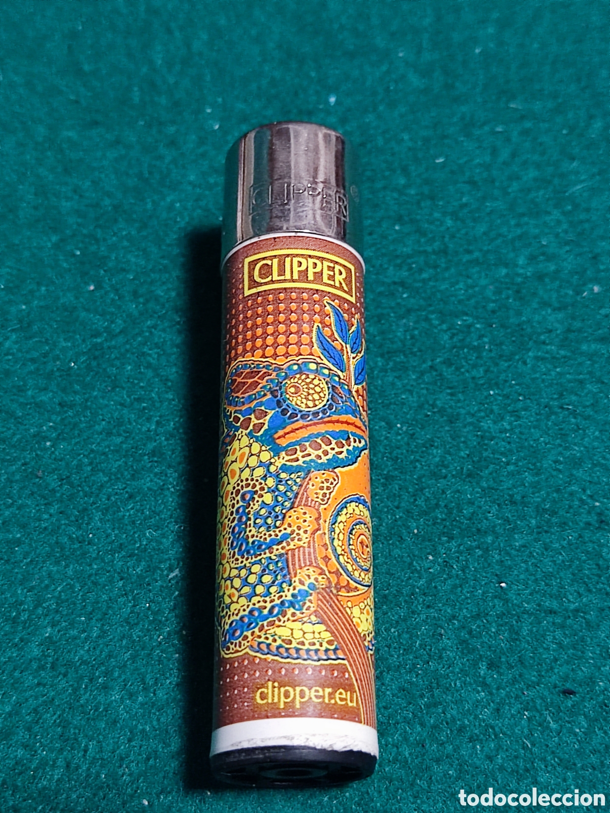 Coleccionismo: Mechero Clipper camale&oacute;n - Foto 1