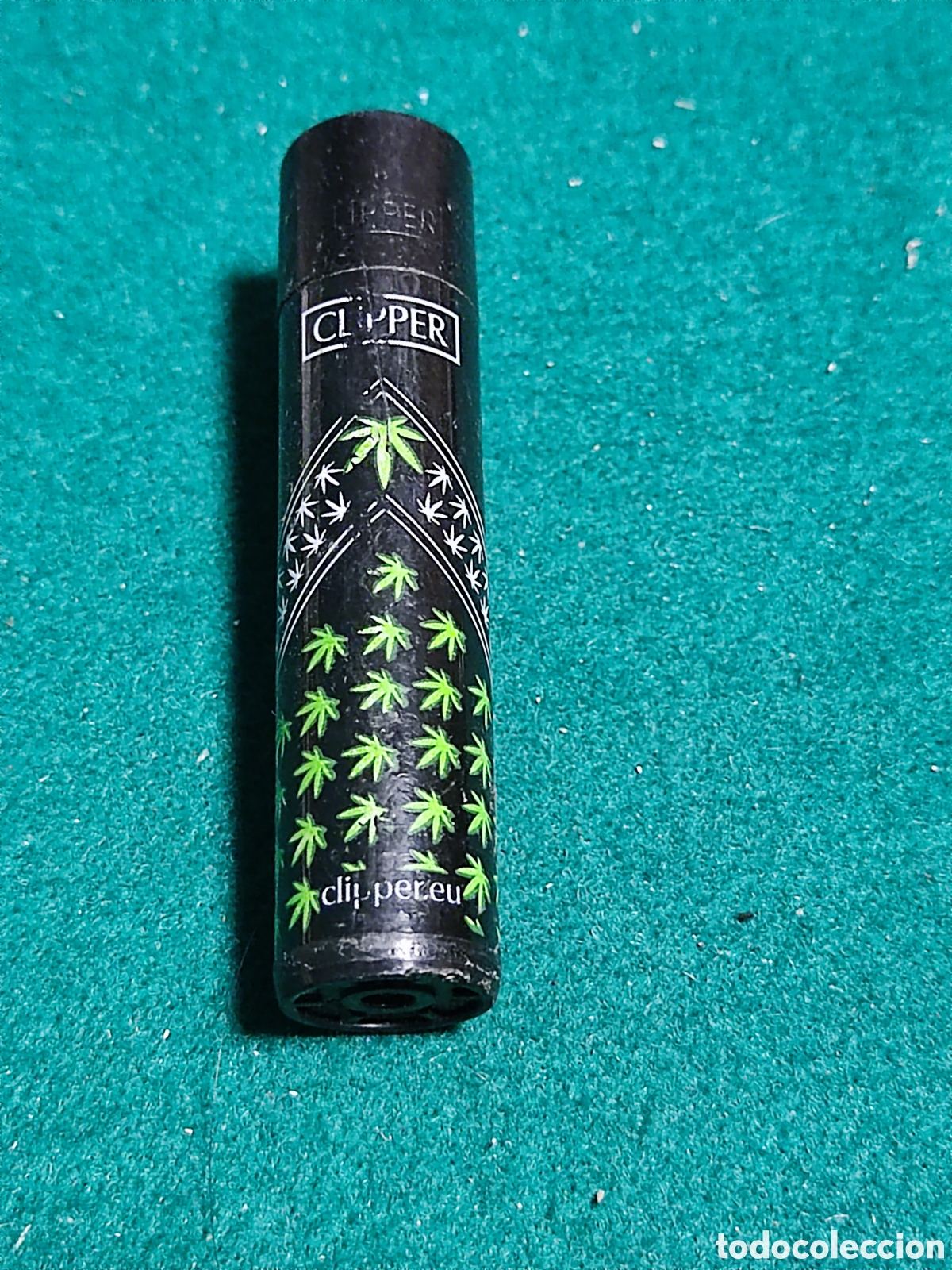 Coleccionismo: Mechero Clipper marihuana - Foto 1