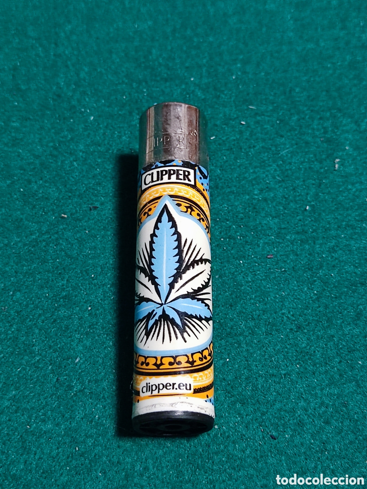 Coleccionismo: Mechero Clipper marihuana - Foto 1