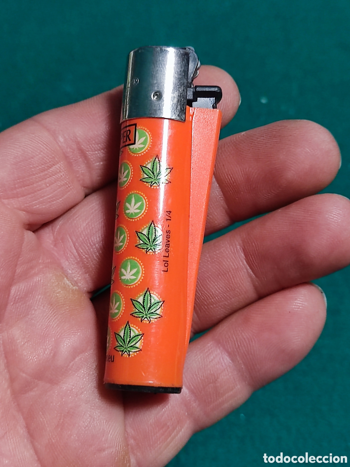 Coleccionismo: Mechero Clipper marihuana - Foto 2