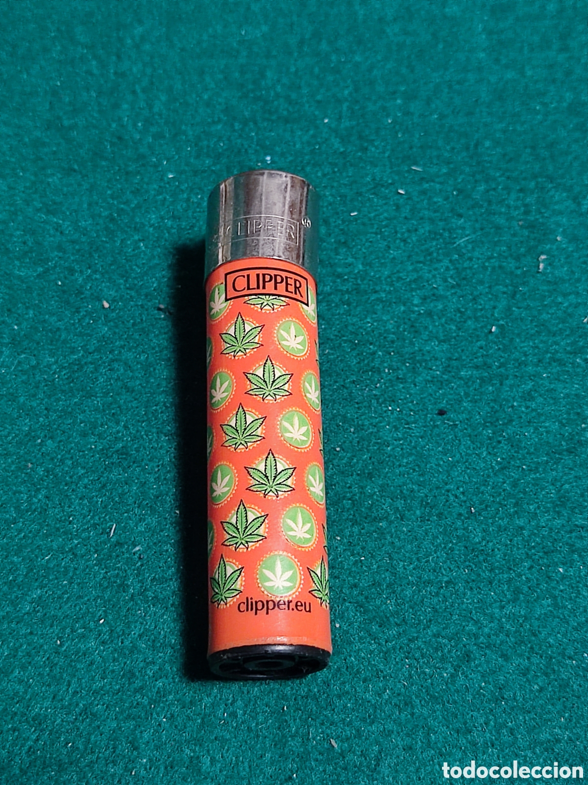 Coleccionismo: Mechero Clipper marihuana - Foto 1