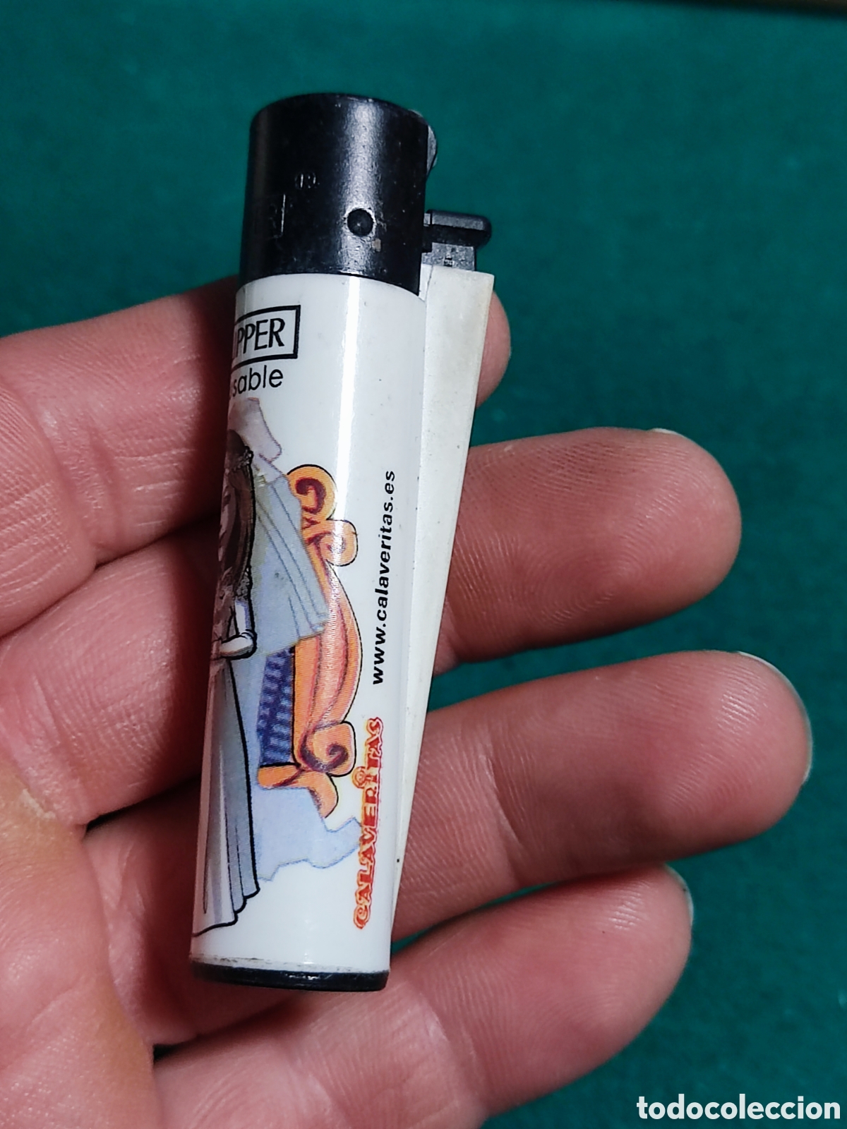 Coleccionismo: Mechero Clipper calaveritas - Foto 2