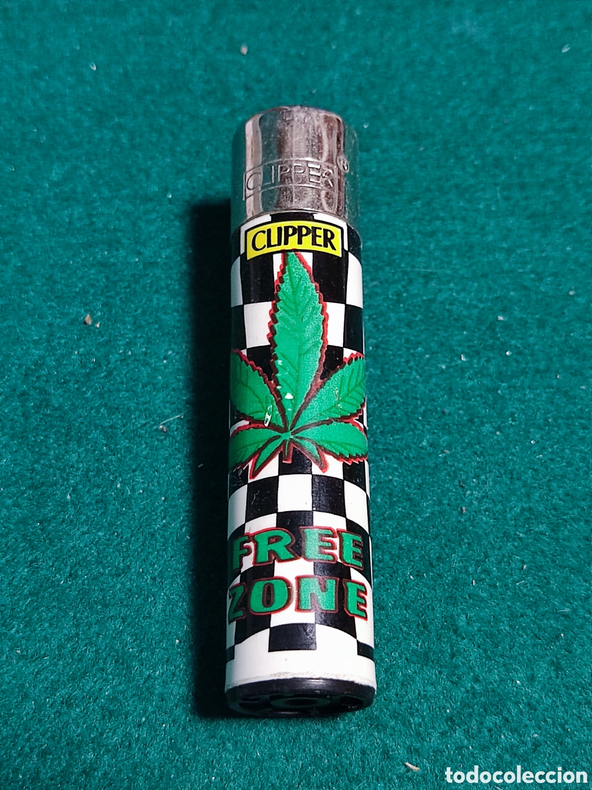 Coleccionismo: Mechero Clipper marihuana - Foto 1