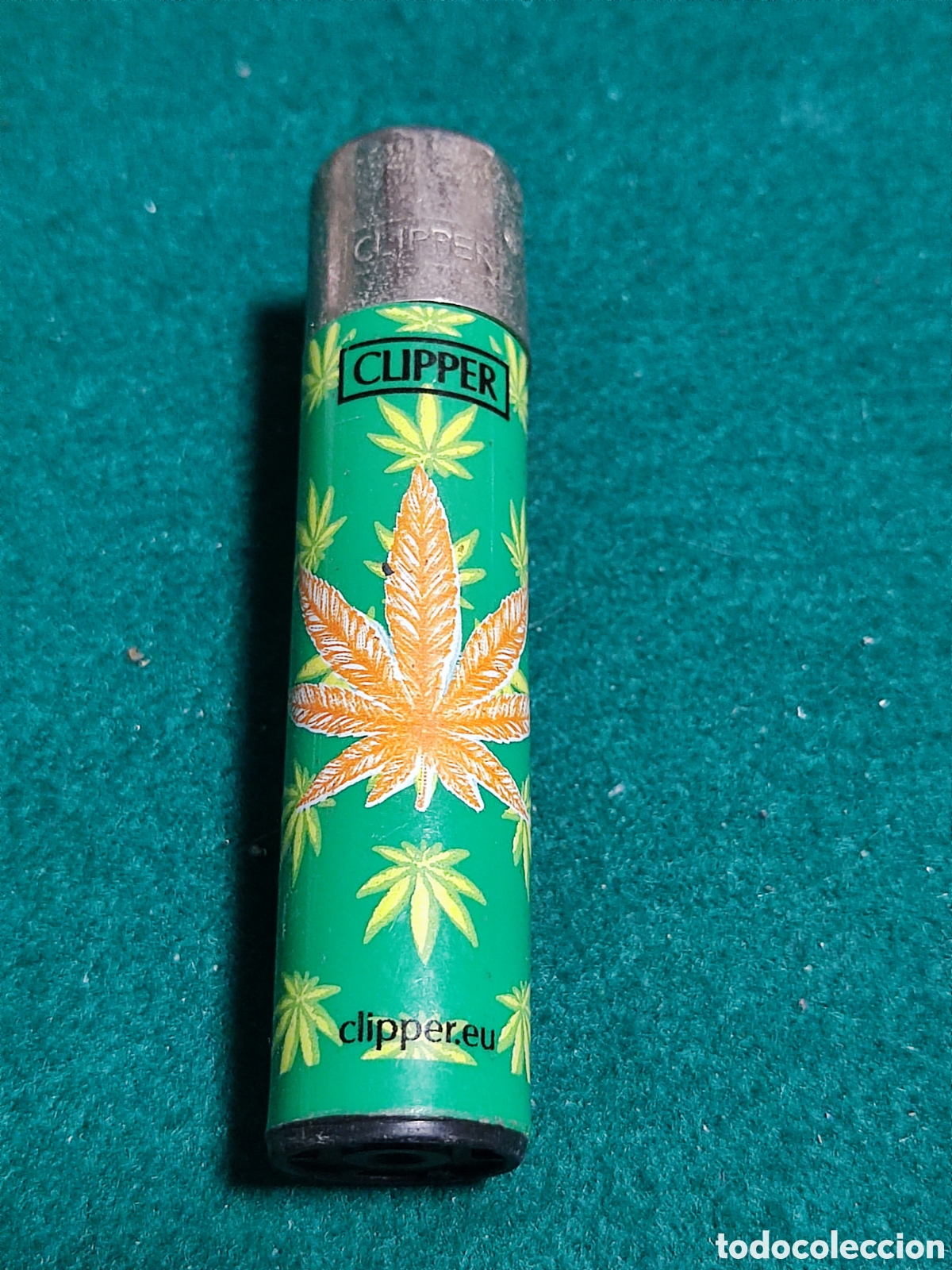 Coleccionismo: Mechero Clipper marihuana - Foto 1