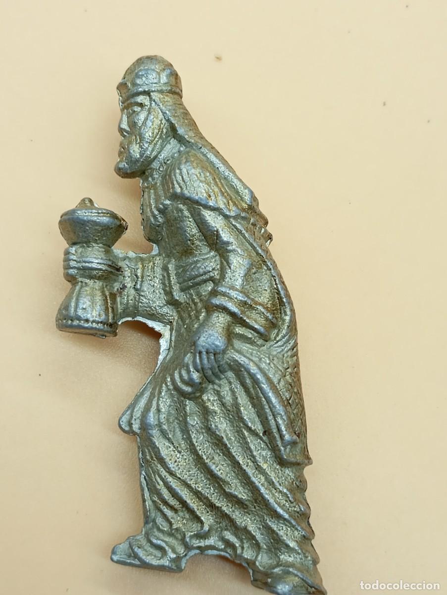 Coleccionismo: FIGURA DE METAL, BELEN - Foto 1