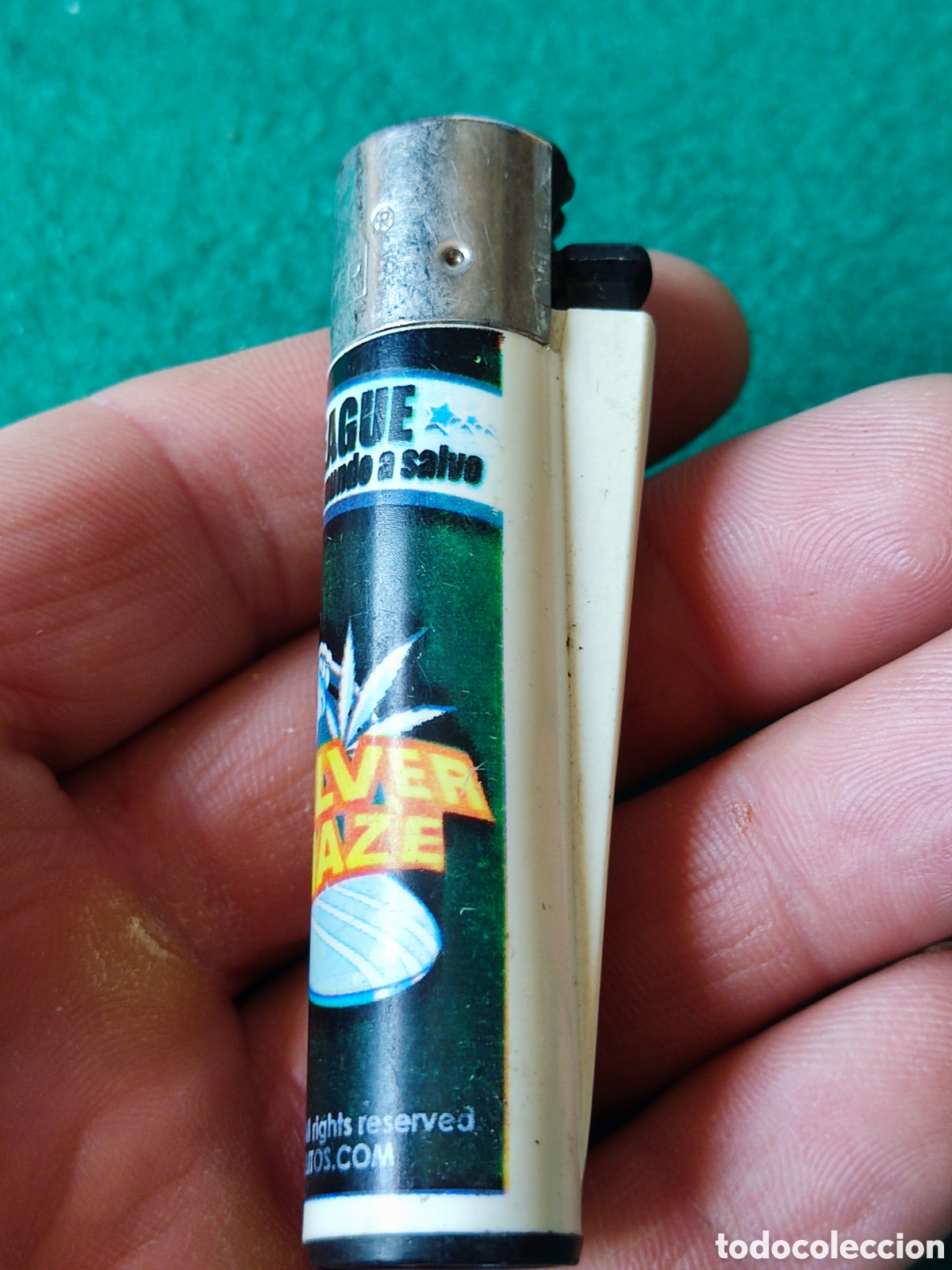 Coleccionismo: Mechero Clipper hemp league - Foto 2