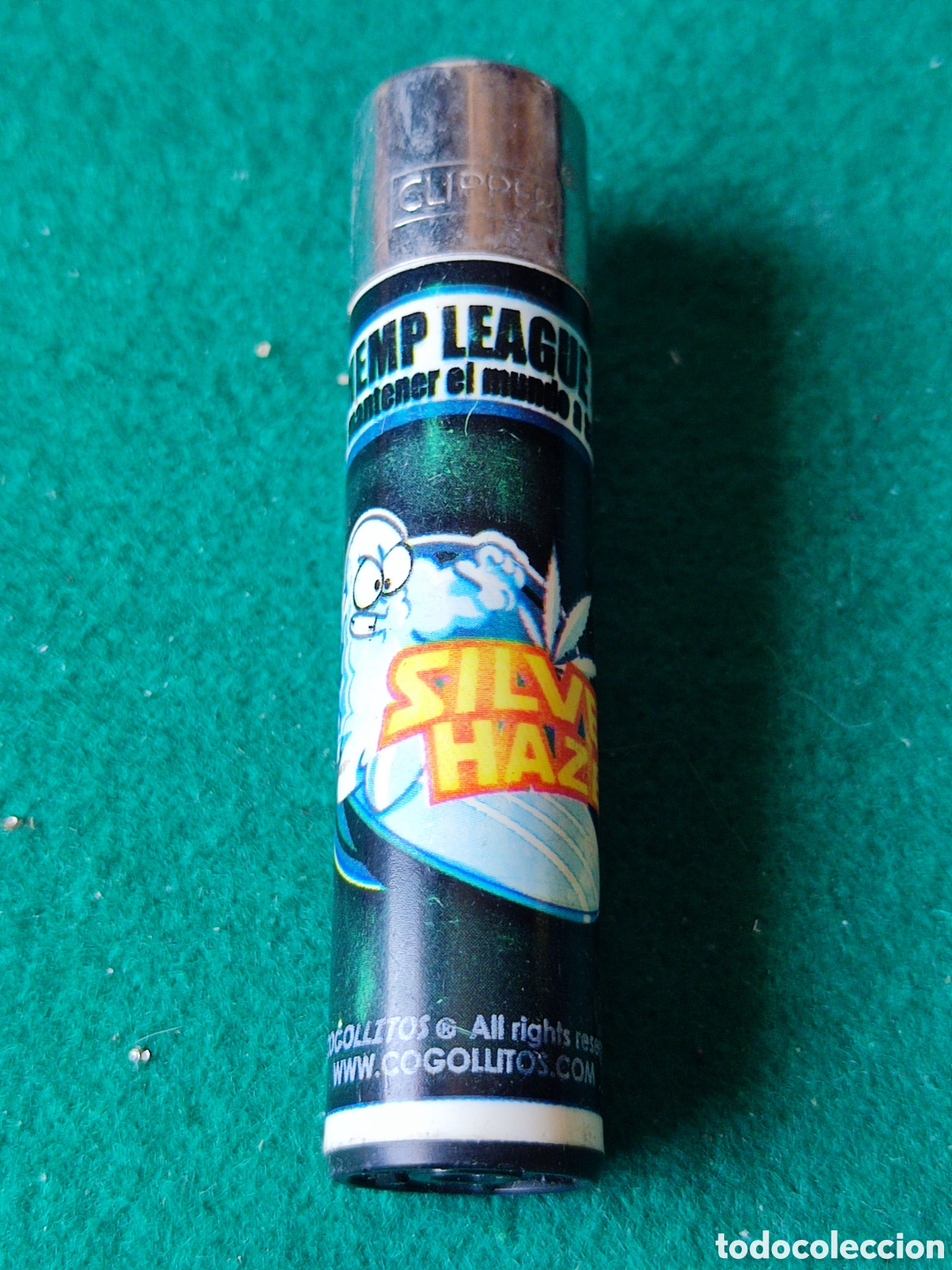 Coleccionismo: Mechero Clipper hemp league - Foto 1