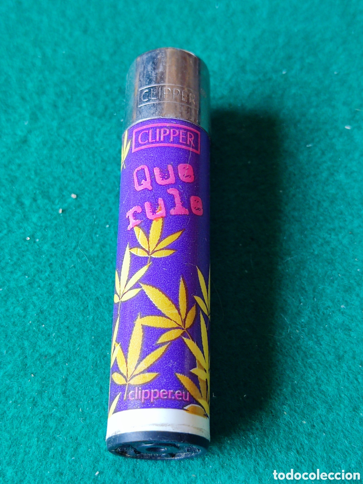 Coleccionismo: Mechero Clipper marihuana - Foto 1