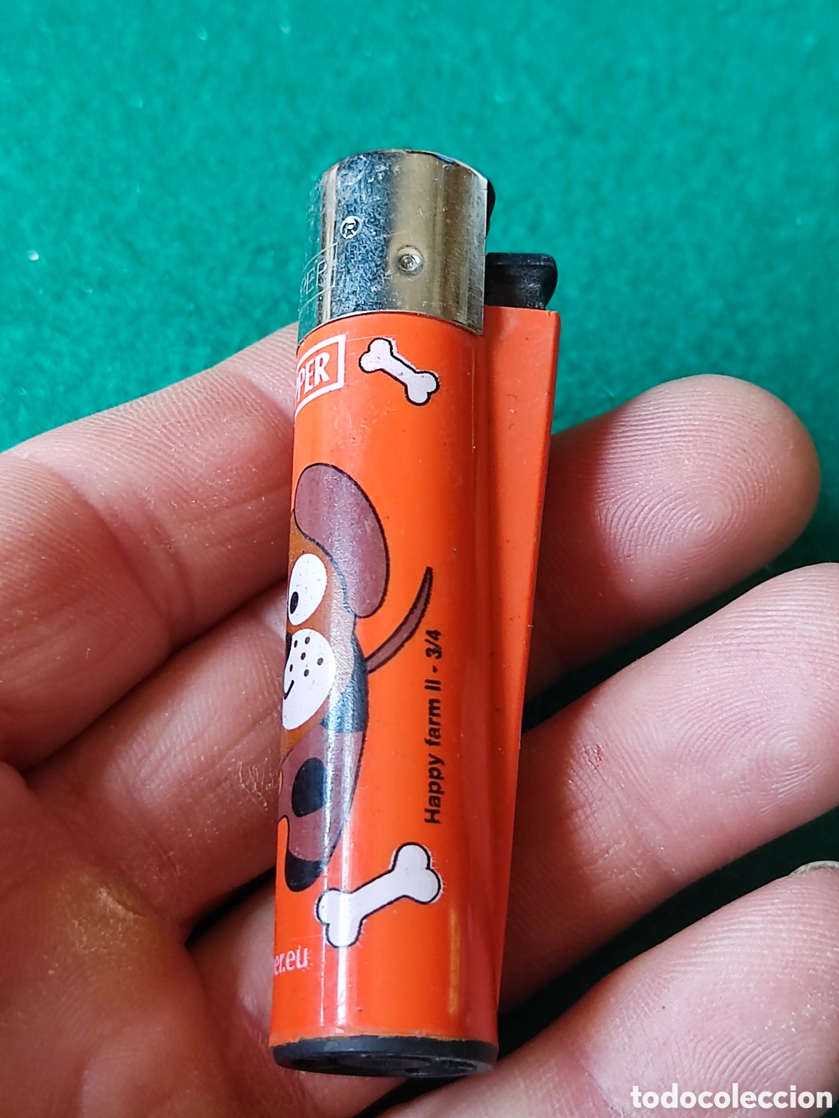 Coleccionismo: Mechero Clipper Happy farm - Foto 2