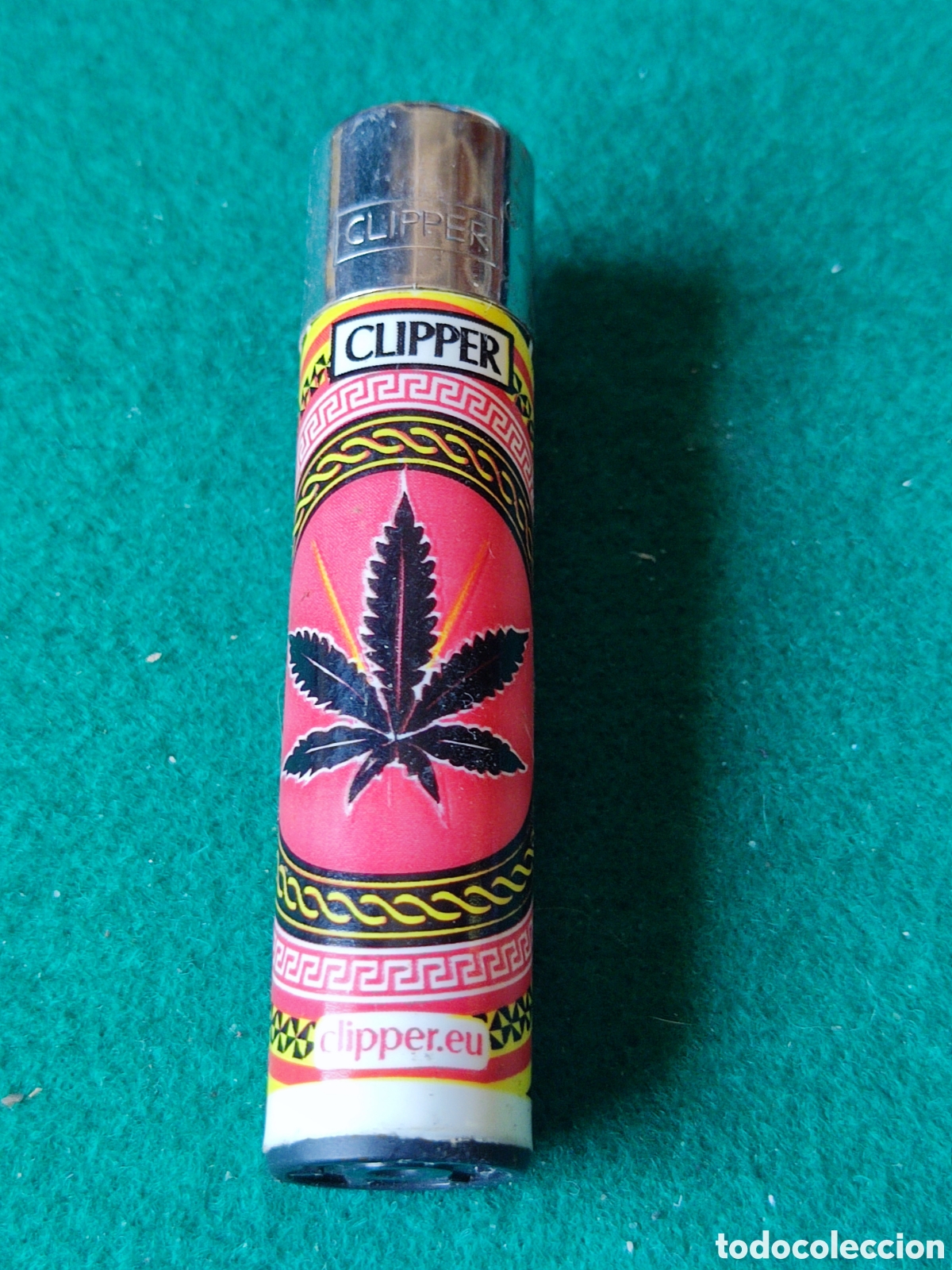 Coleccionismo: Mechero Clipper marihuana - Foto 1