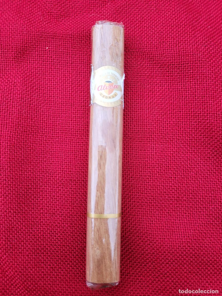 Coleccionismo: Cigarro Alvaro, 14 cm. - Foto 1