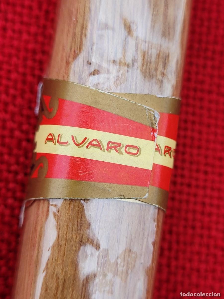 Coleccionismo: Cigarro Alvaro, 14 cm. - Foto 3