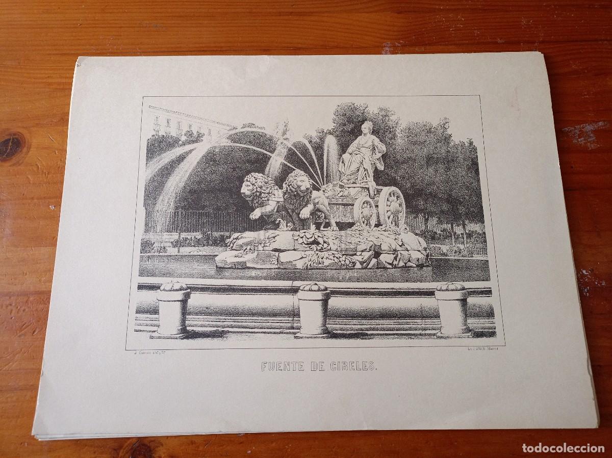 Coleccionismo: LAMINA DE LA FUENTE DE CIBELES DE MADRID PARA ENMARCAR