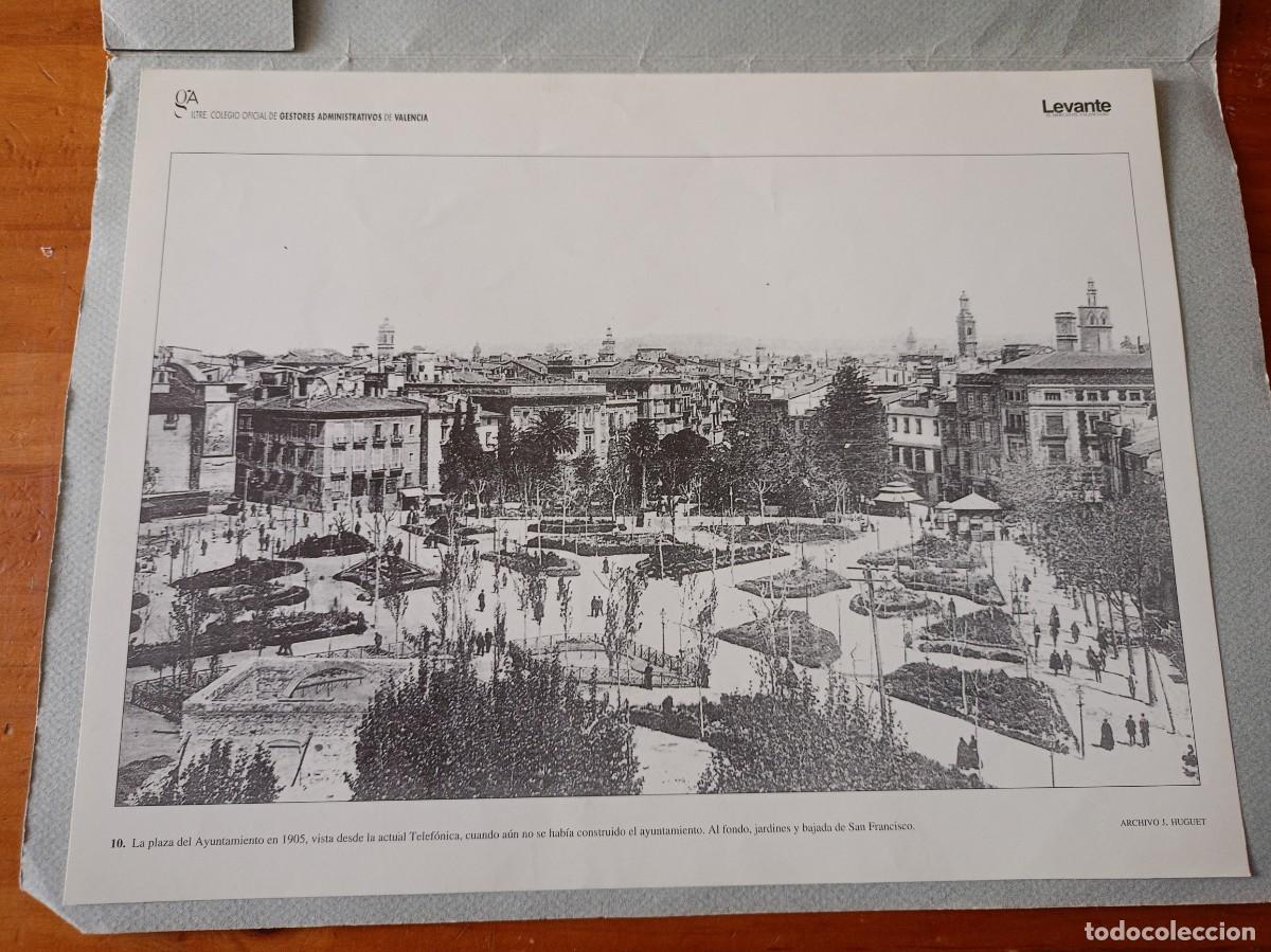 Coleccionismo: LA PLAZA DEL AYUNTAMIENTO DE VALENCIA EN 1906 LAMINA PARA ENMARCAR O COLECCIONAR