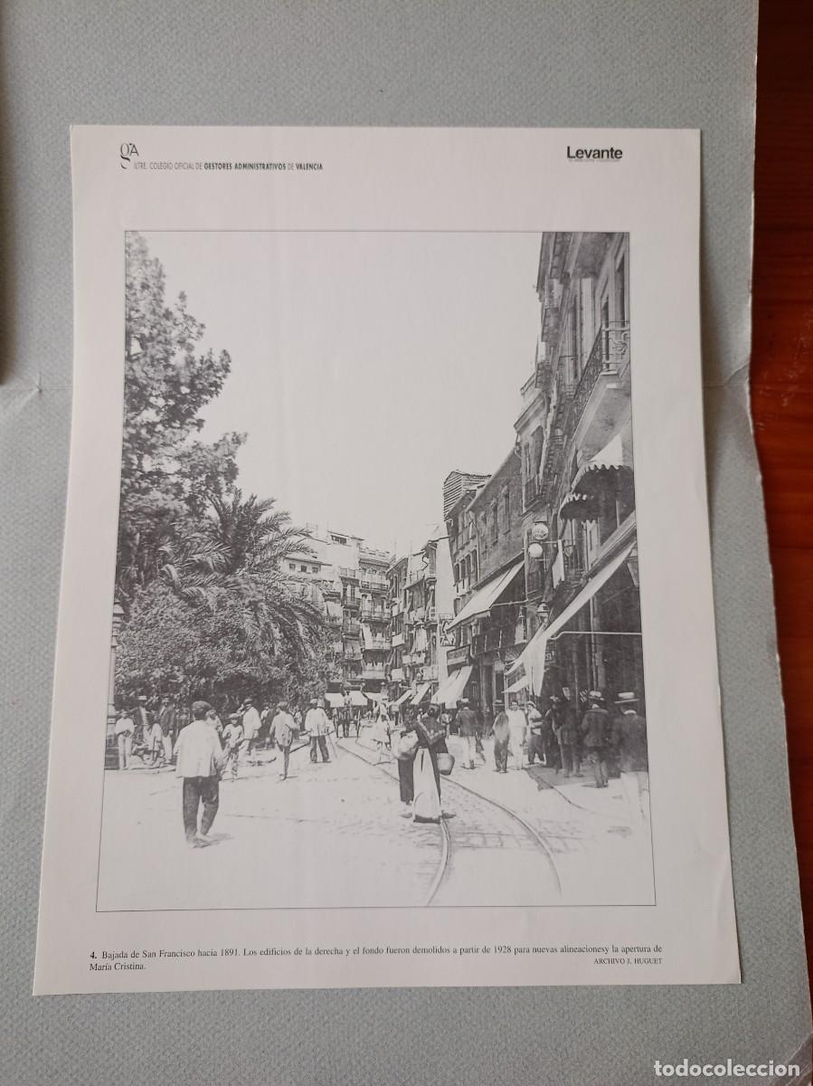Coleccionismo: BAJADA DE SAN FRANCISCO DE VALENCIA HACIA 1891 LAMINA PARA ENMARCAR O COLECCIONAR