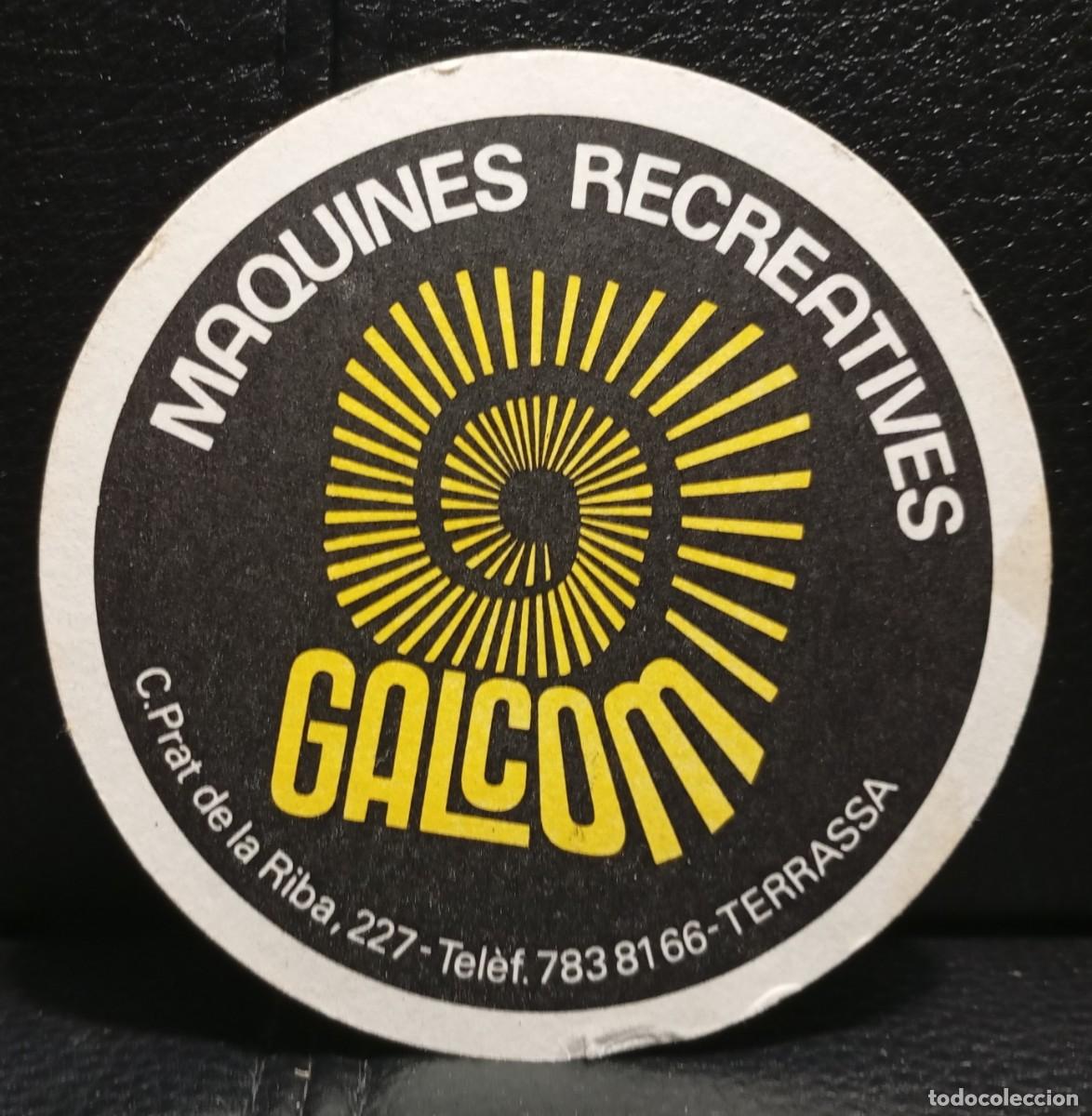 Coleccionismo: MAQUINAS RECREATIVAS GALCOM - POSAVASOS - TERRASSA BARCELONA - WHISKY - CERVEZA - REFRESCOS - SIDRA