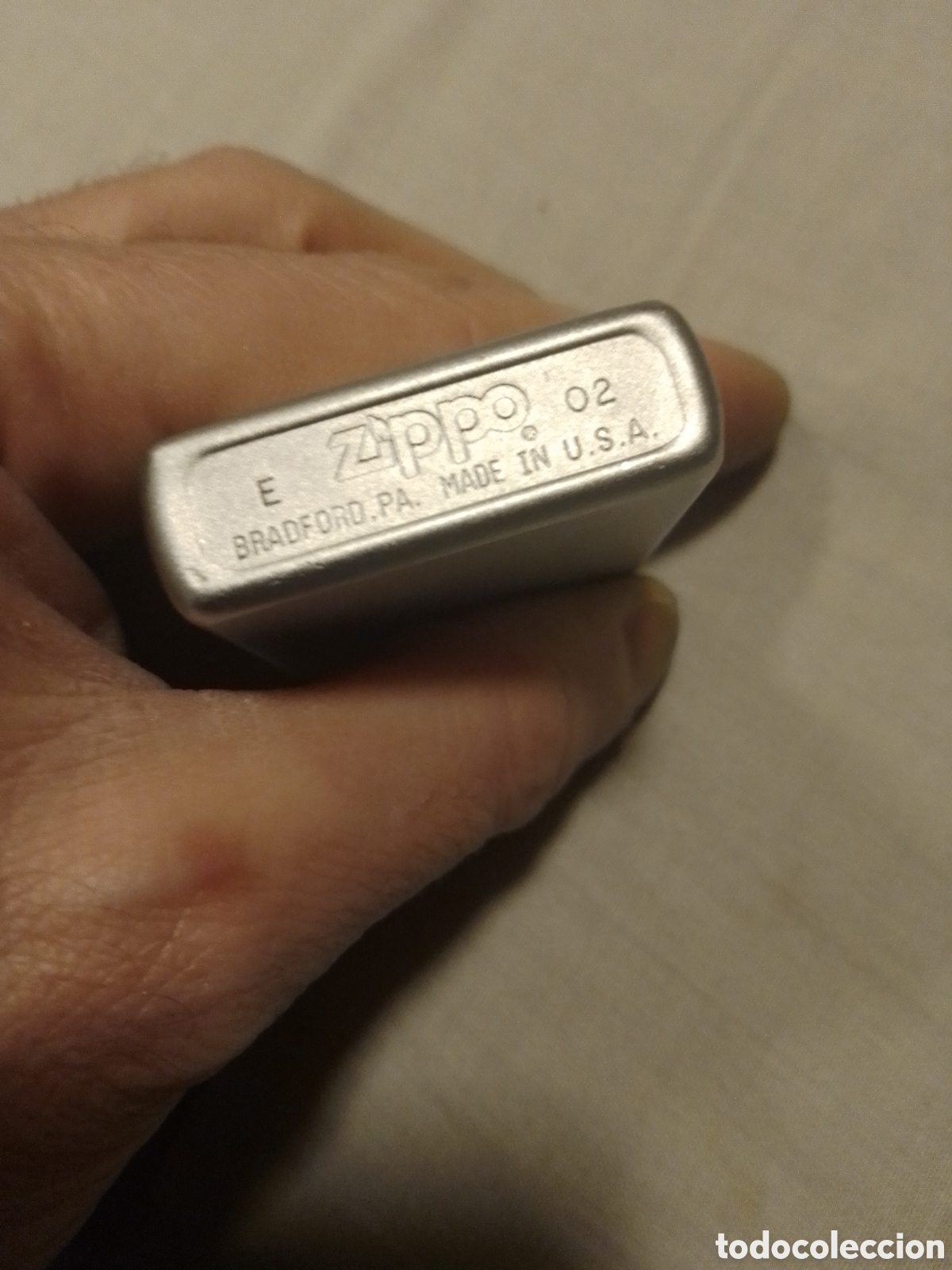 Coleccionismo: ZIPPO PLATEADO DE ESCORPI&Oacute;N - Foto 2